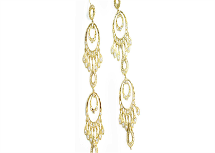 Gold Plated | Chandelier Earrings